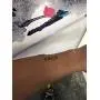 6 Sheets Temporary Tattoo Small Sticker 26 Black Letters Waterproof Number Tatuajes Tattoos Waterproof Tattoo Alphabet