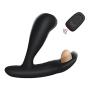 SOFT BEAUTY Vibrating Anal Plug Vibrator Heating Male Prostate Massager Waterproof Silicone Vibrating Cock Ring with 2 Motors Multi Speed Wireless Rechargeable Remote Control for Man