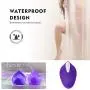 Wearable Panty Vibrator with Wireless Remote Control Panties Vibrating Eggs-12 Vibration Patterns Medical Silicone Waterproof Invisible Clitoral Stimulator Toys for Couples (Purple)