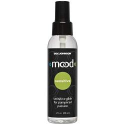 Doc Johnson Mood - Sensitive Glide - Safe for Sensitive Skin - Long Lasting - Compatible With All Condoms and Toys - 4 fl oz (118 ml)