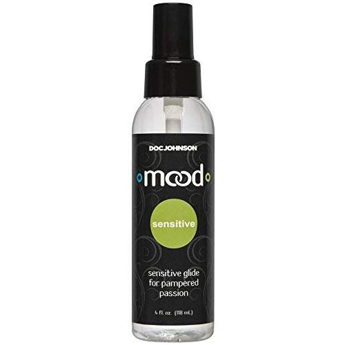 Doc Johnson Mood - Sensitive Glide - Safe for Sensitive Skin - Long Lasting - Compatible With All Condoms and Toys - 4 fl oz (118 ml) Doc Johnson Mood - Sensitive Glide - Safe for Sensitive Skin - Long Lasting - Compatible With All Condoms and Toys - 4 fl oz (118 ml)