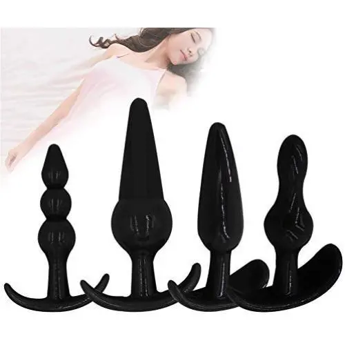4 Pcs Silicone Plug Trainer Kit Silicone Relax Toy Amal Plug Buttpluģ for Women,Anales Trainer Pleasure Toy Silicone Waterproof Black 4 Pcs Silicone Plug Trainer Kit Silicone Relax Toy Amal Plug Buttpluģ for Women,Anales Trainer Pleasure Toy Silicone Waterproof Black