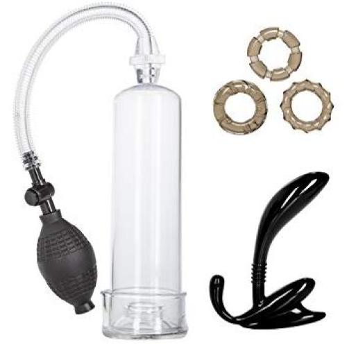 California Exotic Novelties His Essential Pump Kit, Clear