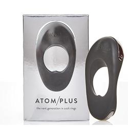 Hot Octopuss Atom Plus Pleasure Ring Vibrator - for Solo or Partner Therapeutic Massage; 100% Waterproof, Dual Integrated Motors, Fast-Charge USB Adaptor