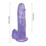 PRX 7.87 Inch Huge Dick Pénis Waterproof Silicone Massager with Strong Suction Cup (Purple of Love) PRX PRX 7.87 Inch Huge Dick Pénis Waterproof Silicone Massager with Strong Suction Cup (Purple of Love) PRX
