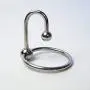 HuntGold Stainless Steel Cock Head Penis Ring Urethral Plug Erection Enhancer Delay Premature Ejaculation Dia. 28mm HuntGold Stainless Steel Cock Head Penis Ring Urethral Plug Erection Enhancer Delay Premature Ejaculation Dia. 28mm