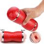 2-in-1 Pocket Piston Thrusting Training Tube Ergonomic Designed, Medical-Grade Silicone Material, Ultra Soft and Tight Warm Cup - Training Sleeve for Mens