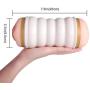 SHEQU Male Masturbation Cup - Virgin Pussy and Oral 2-in-1 Masturbator Silicone Adult Sex Toy for Oral Sex and Vaginal Sex (Miyas Pussy and Oral)