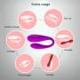 Huluda Wireless Remote Control G-S Vibe Clītoris Stimūlator Double Vibe for Women