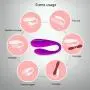 Huluda Wireless Remote Control G-S Vibe Clītoris Stimūlator Double Vibe for Women