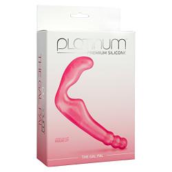 Doc Johnson Platinum Premium Silicone - The Gal Pal - Strapless Strap-On - Pink