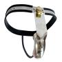 Mgcrlife Male Chastity Belt Stainless Steel Chastity Device with Breathable Cock Cage BDSM Sex Toys for Men Penis Lock,Waist70~76Cm