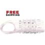 SlimCharger Ribbed Enlarger Sleeve Girth Enhancer Ring Toy for Men