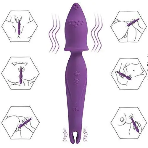 G Spot Clitoral Vibrator with Vibrating Nipple Clamp for Clitoris Stimulation,Waterproof Clit Stimulator with 7 Strong Vibration Modes Quiet Dual Motor (Purple G Spot Vibrator) G Spot Clitoral Vibrator with Vibrating Nipple Clamp for Clitoris Stimulation,Waterproof Clit Stimulator with 7 Strong Vibration Modes Quiet Dual Motor (Purple G Spot Vibrator)