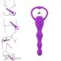 Vǐbrate 3D Fun Toys For Women Anales Trainer Massage Toy， Vib Anales Beads Silicone Trainer Fun Toys for Beginners and Advanced Users Purple By ALBK