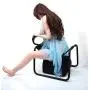 Erwazi Multifunction Sex Position Enhancer Chair, Novelty Toy Chair Portable Elastic Bedroom Stool for Couples Role Playing with Handrail Bounce, Hold up to 300 lbs