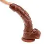 Sex Talk 3PC Brown Dildo Vibrator And Anal Waterproof Flexible Huge Penis With And Strong Suction Cup Sex Product Toy For Women Sex Talk 3PC Brown Dildo Vibrator And Anal Waterproof Flexible Huge Penis With And Strong Suction Cup Sex Product Toy For Women