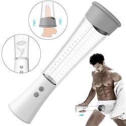 Vacuum Pump with 9 Speed Vibration Pump USB Rechargeable Massager- 3 Sucking Pump ED Device