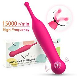 G Spot Clitoris Vibrator Vagina Stimulation for Female Masturbation, Treediride Silicone 10 High Frequencies Clitoral Nipple Pussy Massager Rechargeable and Quiet Sex Toy for Women