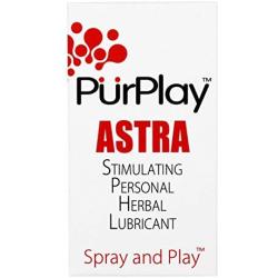 PurPlay from Keys Astra Stimulating Euphoric Natural Herbal Spray Personal Lubricant with Organic Coconut and Avocado Oils – Chemical and Silicone Free, Gluten Free and Vegan, 1 Fluid Ounce