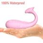 Wireless Wand Massager, Waterproof Powerful Mini Cordless Wand Massaging with 8 Vibrations, Silicone Compact Rechargeable Power Massager(Pink)