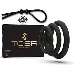 Ring Set for Male - 3 Size - +1 Pe n i s Tie