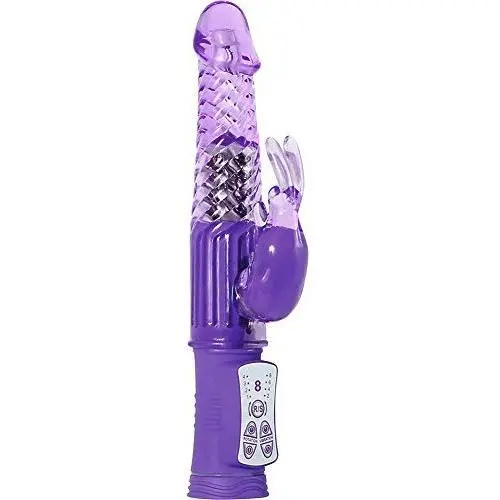 Adam and Eve Eves First Rechargeable Rabbit Vibrator, 9 Inch, Purple Adam and Eve Eves First Rechargeable Rabbit Vibrator, 9 Inch, Purple