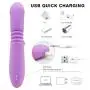 Pussey Licker Toy for Women Six Toy with Tongue and Suction Oral Licking Toy Hands Free Silicone Pleasure Toy Couple Waterproof Vibràntor Bùllet for Women Couple with Remote Stimulàtor