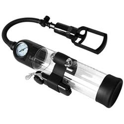 Detachable Male Pennis Vacuum Suction Pump with Pressure Gauge and Release Valve 12inch Tshirt Air Pressure Massage Device