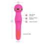 GAGU Magic Handheld Wand Massager With Heated Action, Multi-speed Vibrations Waterproof & USB Rechargeable Personal Wand Massager, for Back Neck Foot Shoulder and Full Body Massager