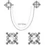 xinYxzR Adult Sex Toy Metal Nipple Clip Adjustable Breast Clamp Hollow Out Design 1Pair 1# xinYxzR Adult Sex Toy Metal Nipple Clip Adjustable Breast Clamp Hollow Out Design 1Pair 1#
