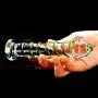 Huge Big Size Double Head Ultra Smooth Crystal Glass Stick Ridged Spiral Designed for Women Men Huge Big Size Double Head Ultra Smooth Crystal Glass Stick Ridged Spiral Designed for Women Men
