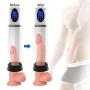 Electric Automatic Penis Pump, Rechargeable Penis Enlarger Silicone Vacuum Pump, Powerful Penis Enlargement Extender Clear Cylinder Seal