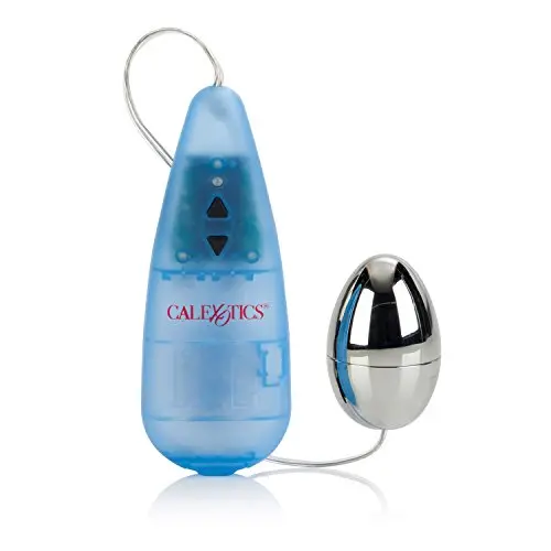 CalExotics Colt Turbo Bullet Vibrator - Waterproof Sex Toys for Couples - Wired Adult Vibe Egg Male Prostate Massager - Silver CalExotics Colt Turbo Bullet Vibrator - Waterproof Sex Toys for Couples - Wired Adult Vibe Egg Male Prostate Massager - Silver
