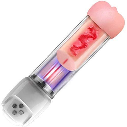 ZCDX Men Erotic Sex Toys for Male Pēnīs Extender to Help Erection and Six Time Extension Sucking Massager Tshirt