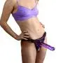 Strap U Comfort Ride Strap On Harness with Purple Dildo, 1 Count Strap U Comfort Ride Strap On Harness with Purple Dildo, 1 Count