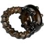 Lxmhz Mens Penis Ring Silicone Time Delay Ring Lock Fine Ring Shock Adult Sex Products Crystal Ring Physical Lock Massage Dual Lock Function Sex Toys