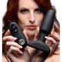 Master Series Popper Plug 7X Rechargeable Vibrating Silicone Anal Plug, Large