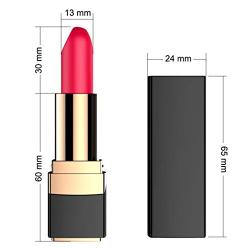 JINZHI 10 Freq-uency Mini Lipstick Exquisite St!mu!ation V!br`ate Body Maassge Relaxing USB Charging &Waterproof- Dust Free and Portable for Female