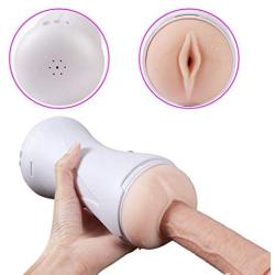 Vibrating Mens Toy Ultra-Soft Põckët P`üššeý for Male Games Hands-Free Luxury Tools,with Sexy Voice