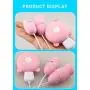Double Head 7-Speed Waterproof Dual Motor Silent USB Rechargable Small for Deep Tissue Massager Handheld Pink Double Head 7-Speed Waterproof Dual Motor Silent USB Rechargable Small for Deep Tissue Massager Handheld Pink