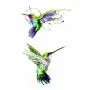 WYUEN 12 PCS Hummingbirds Temporary Tattoo Sticker for Women Men Fashion Body Art Adults Waterproof Hand Fake Tatoo 9.8X6cm (FW12-24)