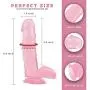 MXJYB 7inch Realistic Soft-Ďîldɔ Massager for Women Wife - Waterproof - Strong Suction Cup MXJYB (Color : Pink) MXJYB 7inch Realistic Soft-Ďîldɔ Massager for Women Wife - Waterproof - Strong Suction Cup MXJYB (Color : Pink)