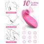 BOMBEX Clitoral Sucking Vibrator - Clit Sucker with 10 Frequencies| Waterproof Rechargeable Nipple Stimulator| Oral Sex Simulator Sex Toy for Women