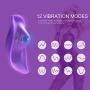 Wearable Vibrator with Wireless Remote Control for Clitoris Stimulation, Panty Vibe Clitoral Vibrator Mini Small Vibrator, Adult Sex Toys for Women and Couples (Purple)