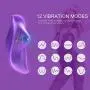 Wearable Vibrator with Wireless Remote Control for Clitoris Stimulation, Panty Vibe Clitoral Vibrator Mini Small Vibrator, Adult Sex Toys for Women and Couples (Purple) Wearable Vibrator with Wireless Remote Control for Clitoris Stimulation, Panty Vibe Clitoral Vibrator Mini Small Vibrator, Adult Sex Toys for Women and Couples (Purple)