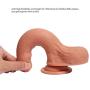 7 Inch Realistic Soft Dî`ldɔs with Strong Suction Cup-Relaxation Massager Wand Toys-100% Silicone Material