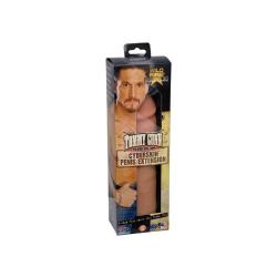 Topco Sales Tommy Gunn Be Him Cyberskin Penis Extension, Cock sleeve, Size and pleasure Enlager&Enhancer, Proven body-safe Stretchy Material, Ultra-soft, Water-based Lube Applicative for Men & Couple