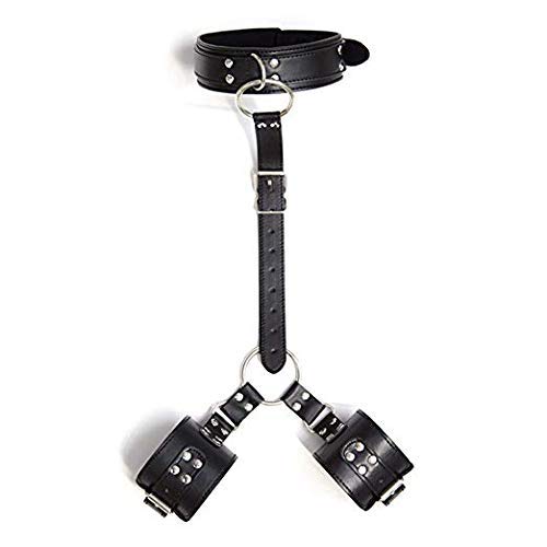 XSEXO Punk One Line Chocker Collar Neck Hand & Wrist for Him or Her