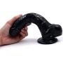 HYLHYL5-F Waterproof Handheld Lifelike Huge Women Personal Relax Material Flexible Travel Gift Stick (Black, L:23cm/7.48 in, W:4.5cm/1.57 in)